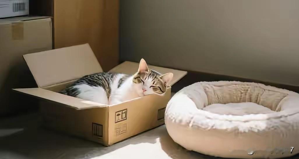 奶奶3天手缝猫窝遭“嫌弃”，猫咪偏睡硬纸壳，原因让人又笑又暖谁能懂啊！奶奶