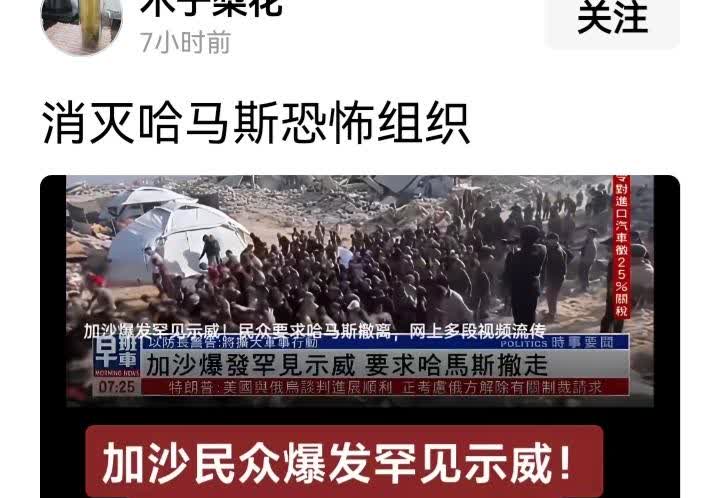 哈马斯，经营加沙几十年，地道修了若干条，结果既不能保护加沙巴勒斯坦人民，又不能保