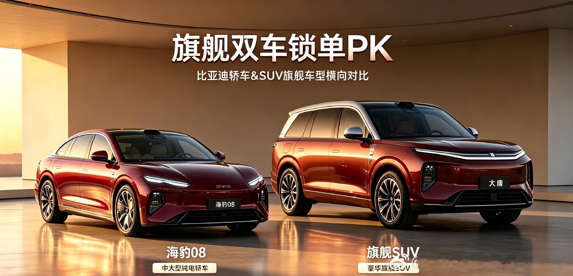 能和比亚迪大唐掰掰锁单手腕的也就海豹08了按目前的优势，大唐的最终提车...