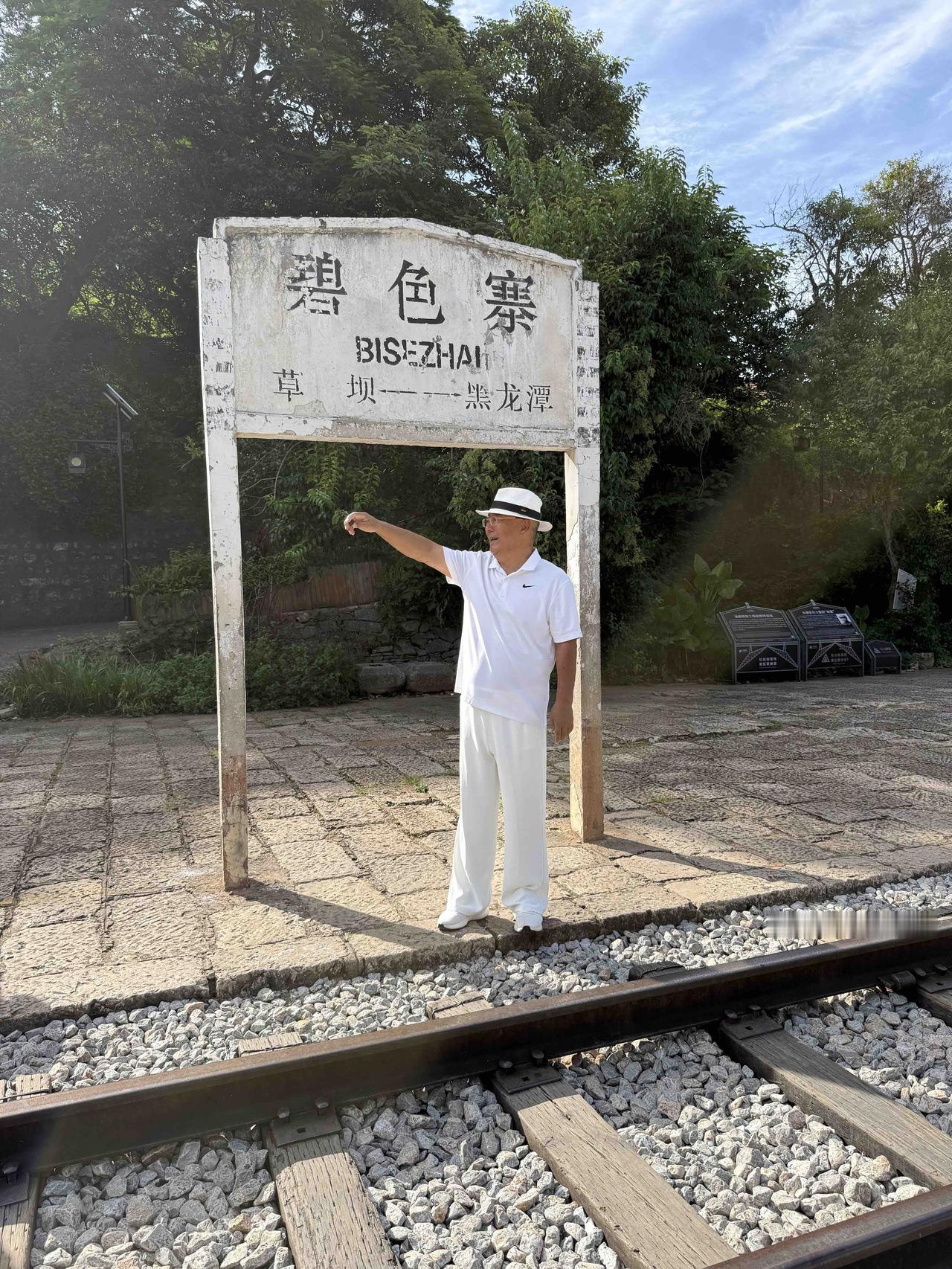 滇越铁路的碧色寨站碧色寨位于蒙自市草坝镇，是滇越铁路与个碧石铁路交汇的百年特等