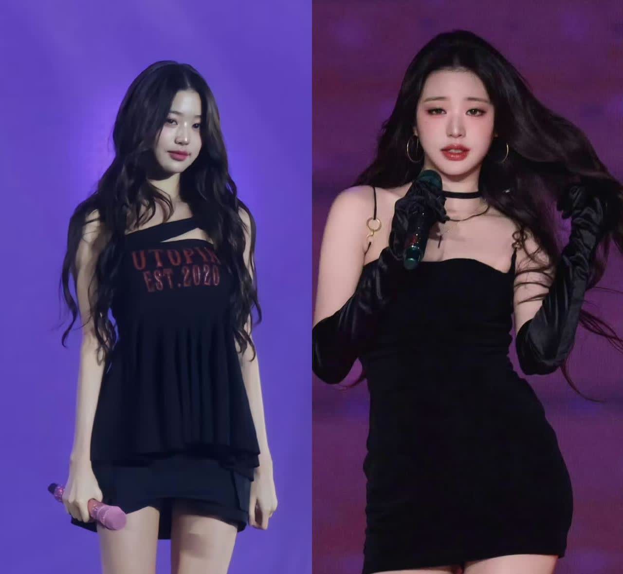 张元英增肌前后……之前的身材也很符合十几岁少女的气质，而增肌后整个人变结实了且更
