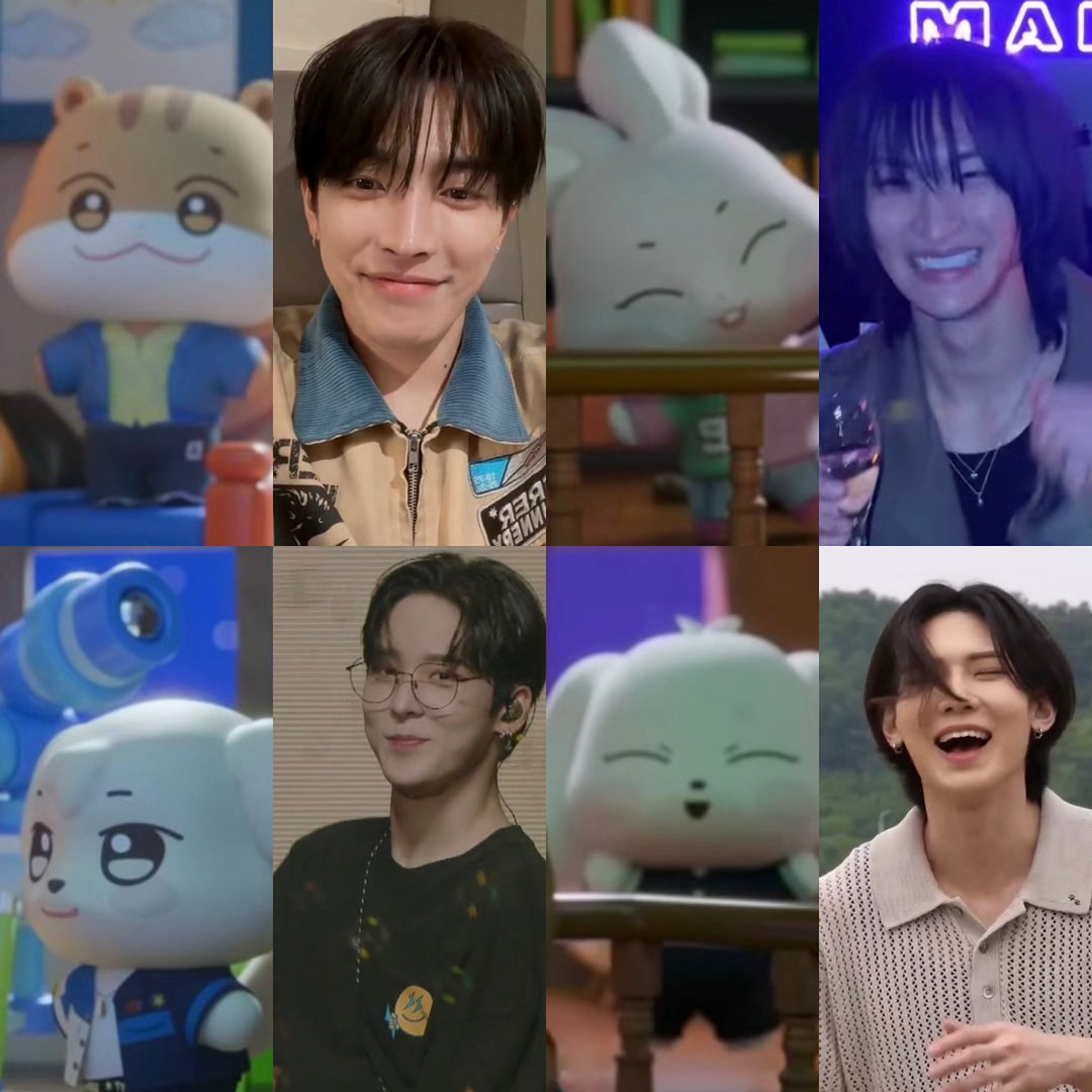 孩子随爹萌的不行啊