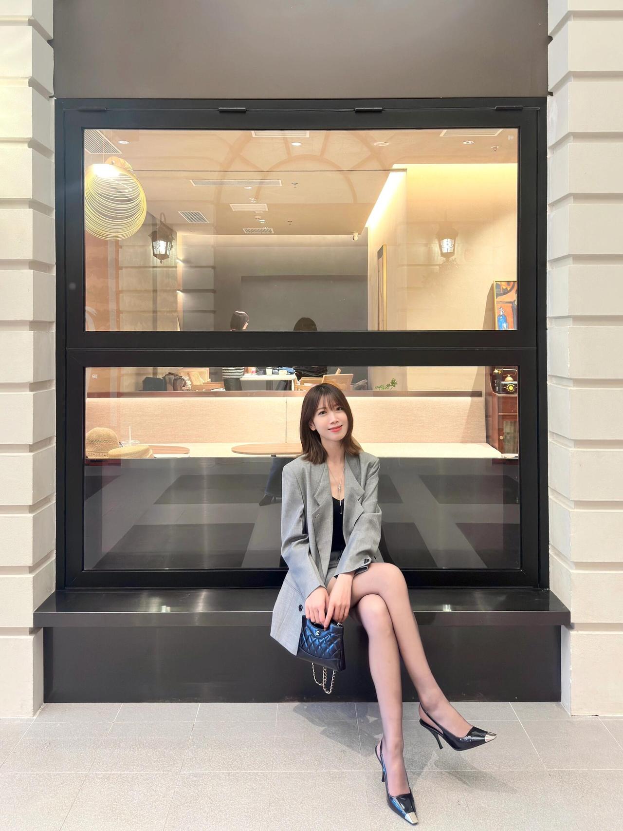 可以穿四季的格雷灰西装🩶黑白灰色系 永远百搭