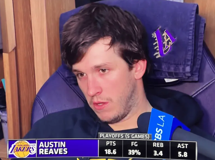 NBA季后赛，里夫斯接受了记者采访，当被问及在心理和情感上要如何放下这场失利，里