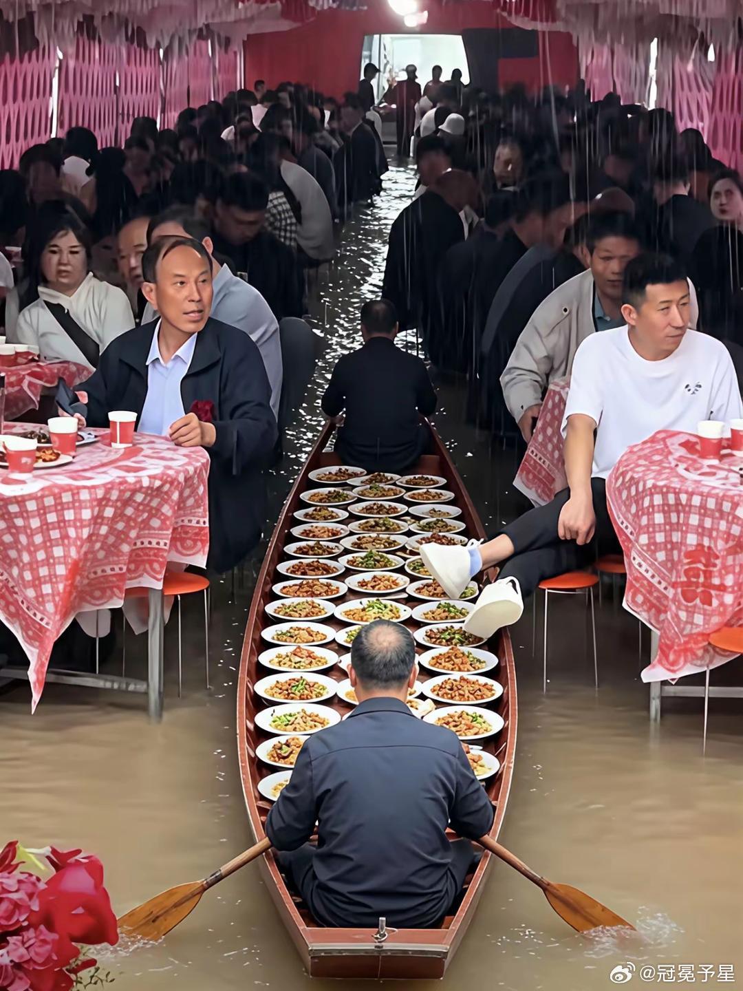 这才是真正的流水席吧。