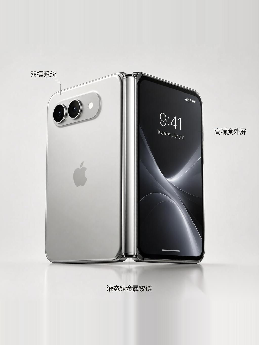 下个月就发布！iPhoneUltra会卖爆吗？苹果也要出折叠屏！看渲染图很有