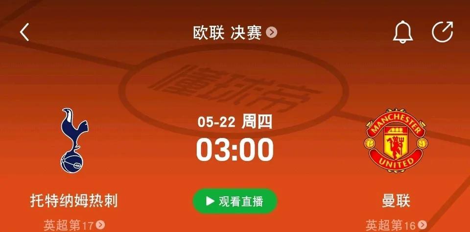 欧联杯决赛今晚开打，大家都支持谁呀？英超内部形成两派。利物浦肯定支持热刺。曼