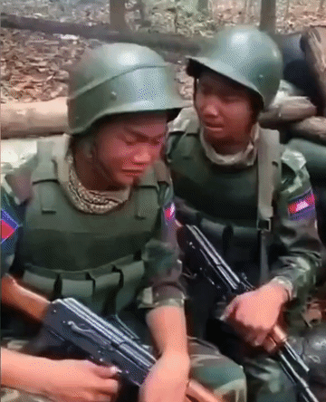 直接打脸？洪玛奈表示他很庆幸，高棉人团结一致，抵御泰国的入侵。不过，好像柬埔寨人