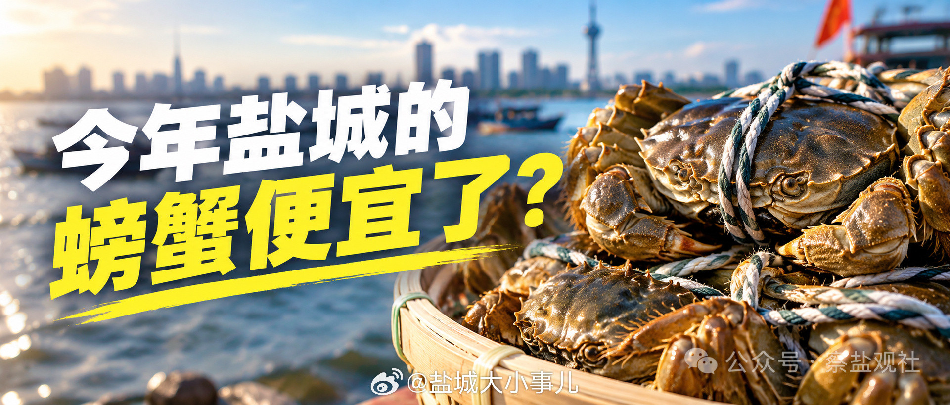 【今年盐城的“胖海”便宜了？一位塘主说出了低价背后的门道～】这几天看新闻，“大