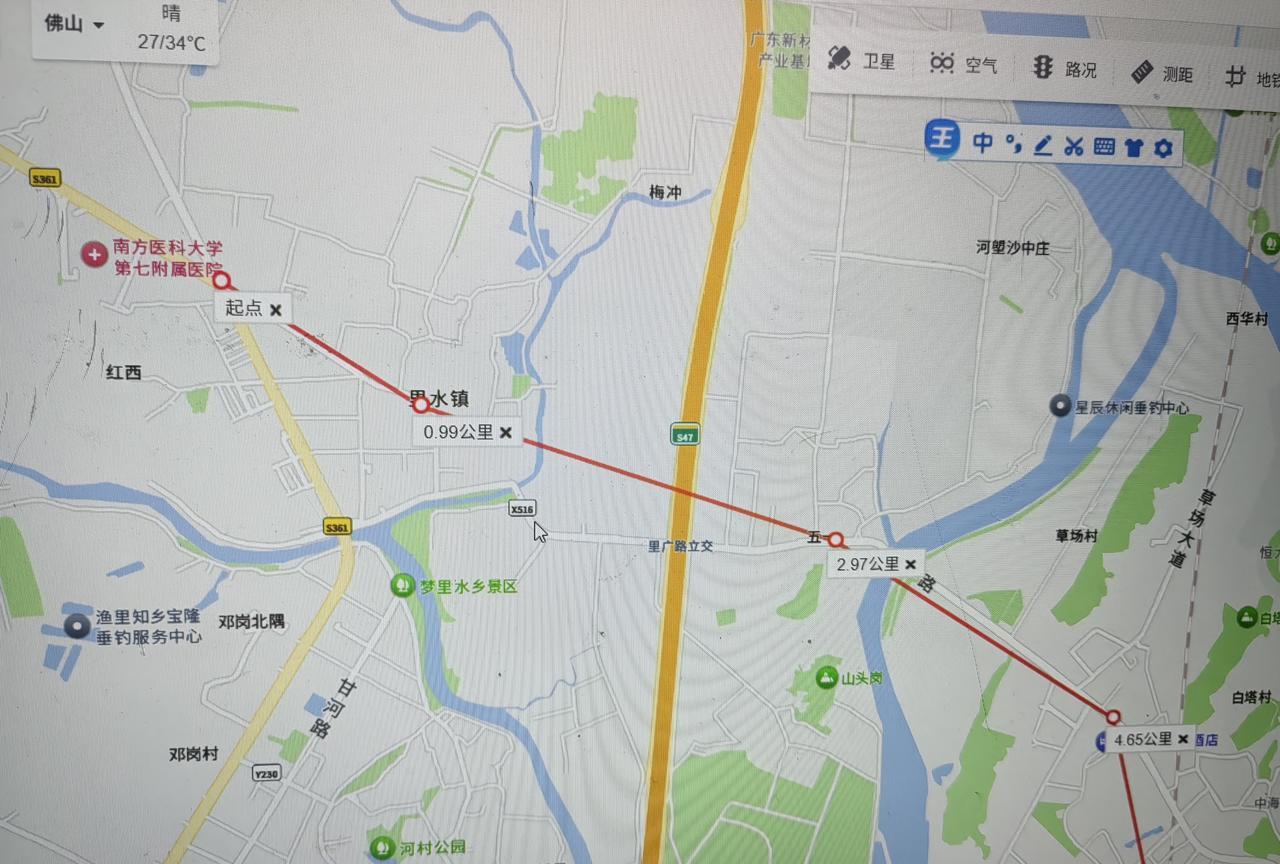广州地铁6号线自制规划图线路名称：广州地铁6号线起止点：里河南路-莲峰岗站