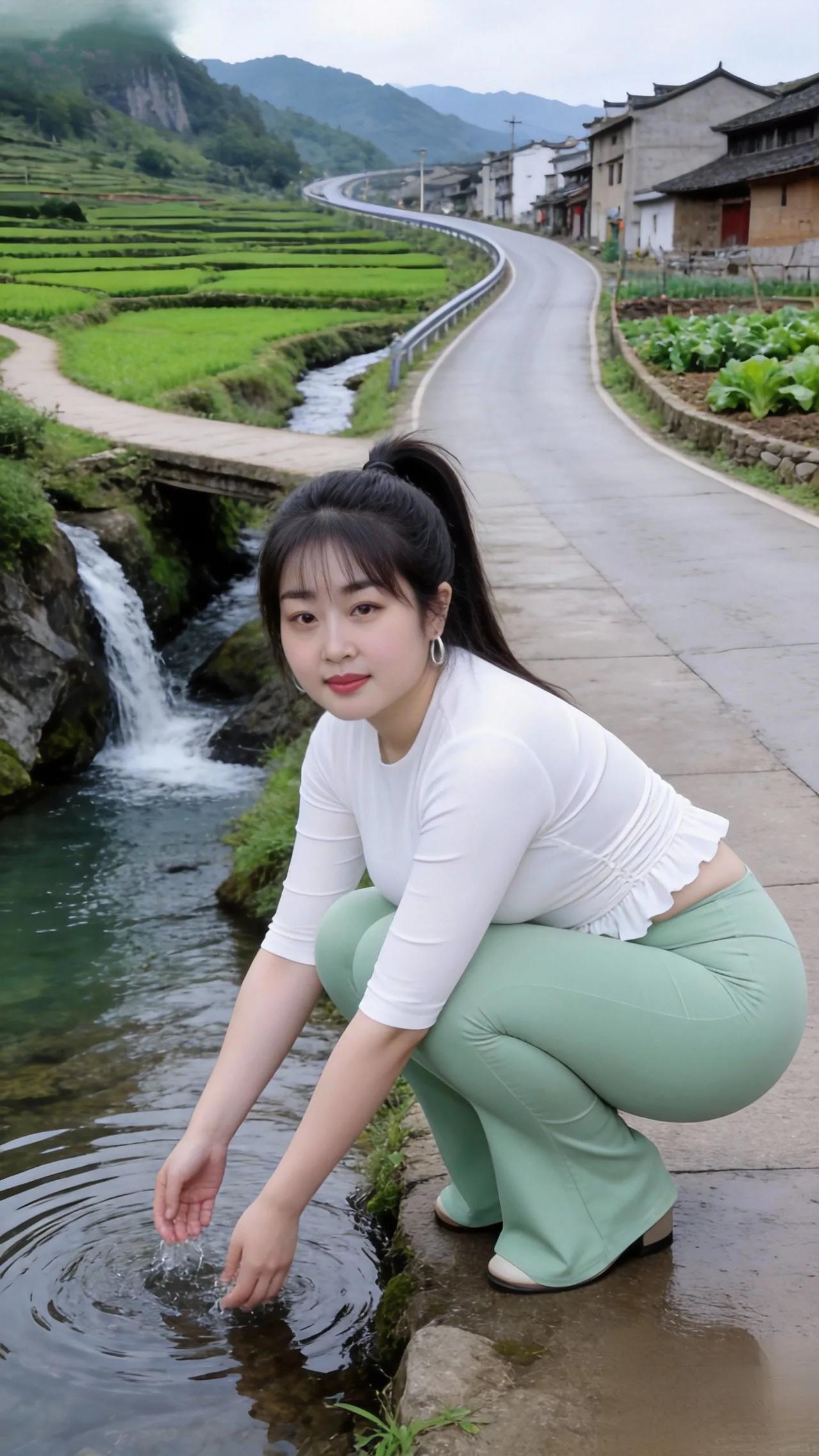 上联：青山不语含诗意，诚邀下联绿水无声隐画情。