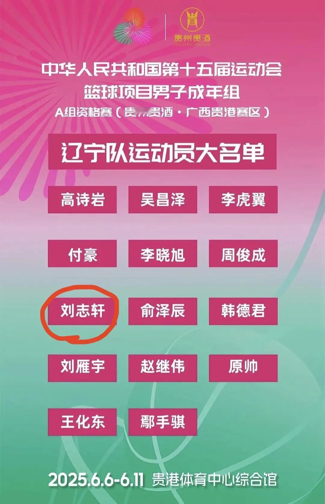 不知道大家有没有发现辽宁男篮全运大名单背后的一些小细节！当我看到“退役”的刘志