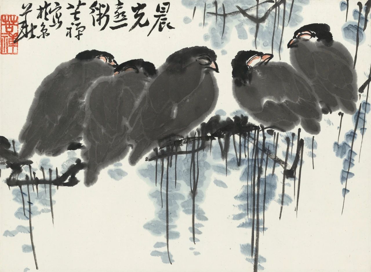 【毫端心画】李苦禅​​​