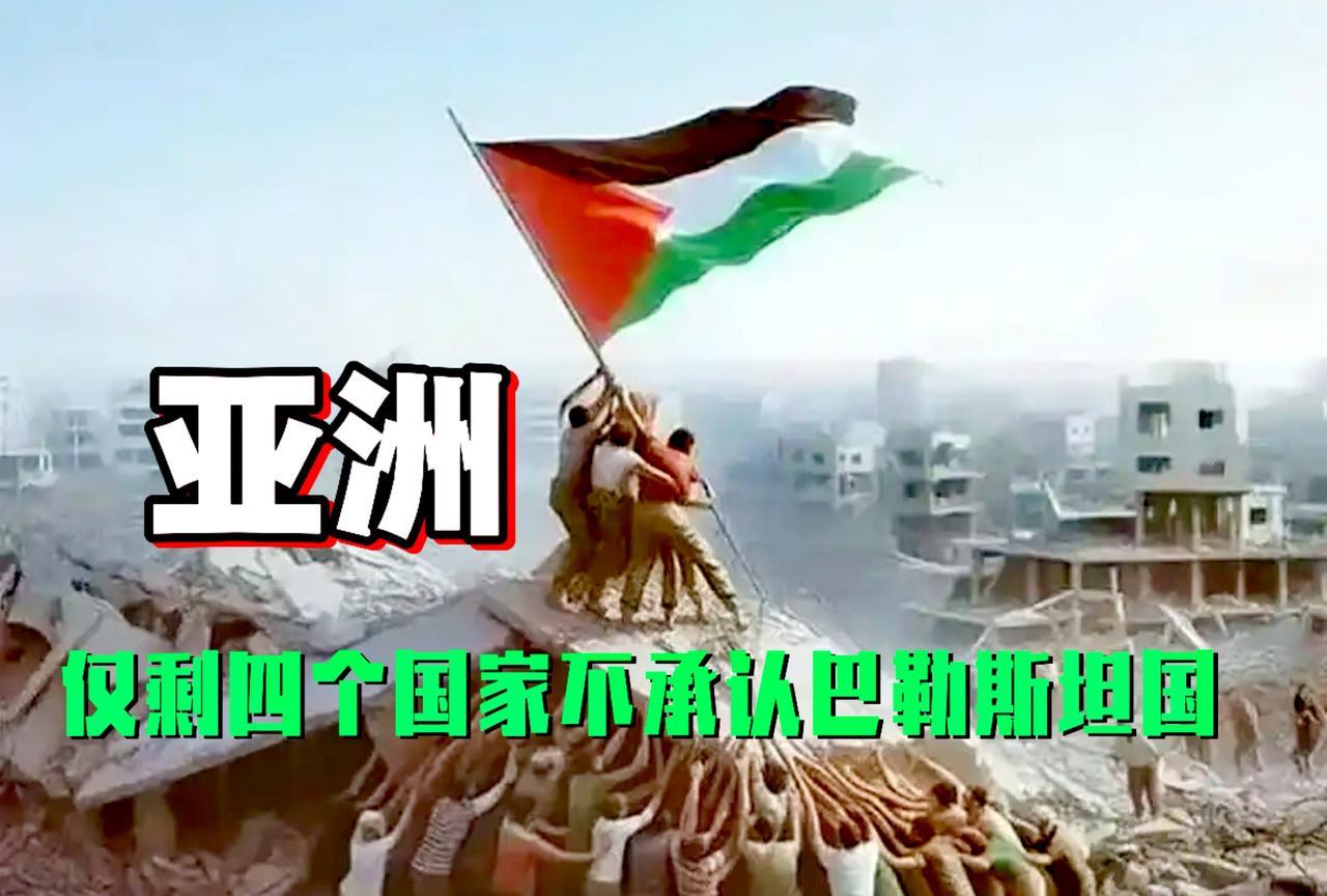 晾一晾，亚洲仅剩下四个不承认巴勒斯坦国的国家，可以说是“另类”，不招人待见。1