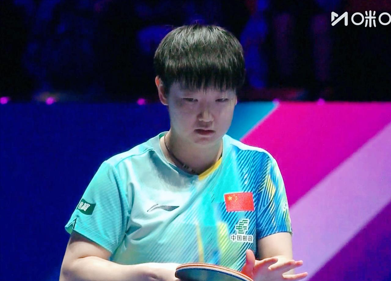 笑死我了！孙颖莎不愧是马琳徒弟，这十八摸，学到了精髓。第二局孙颖莎8:2领