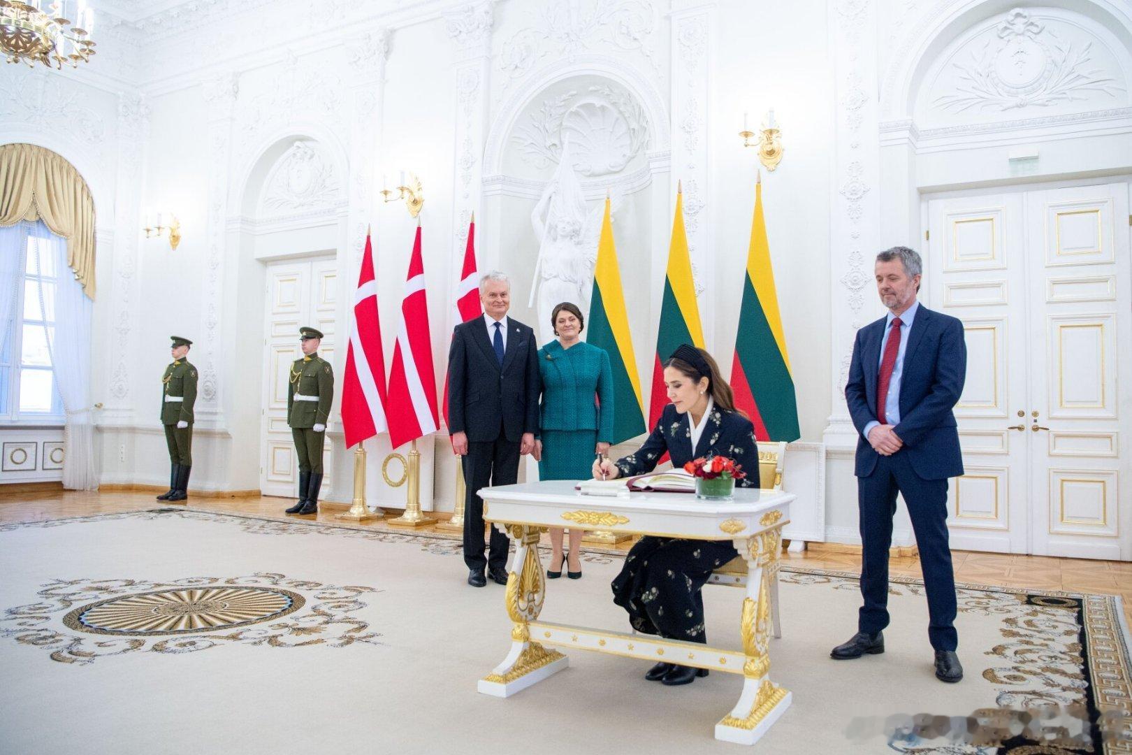 新闻2026.1.28丹麦国事访问立陶宛Day1，从爱沙尼亚直接飞往立陶宛