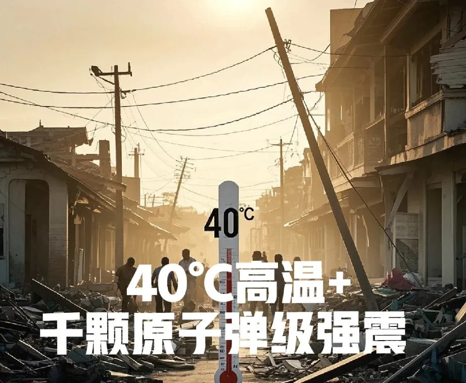 缅甸震后高温更可怕天呐！缅甸地震后的高温简直要命！40℃