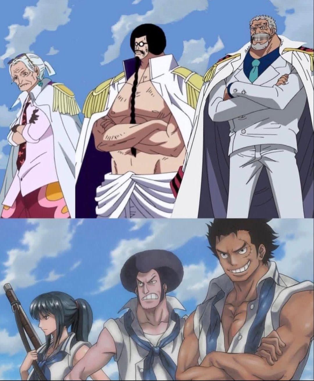 海贼王海贼王感觉这三人也可以单独出一本少年漫了