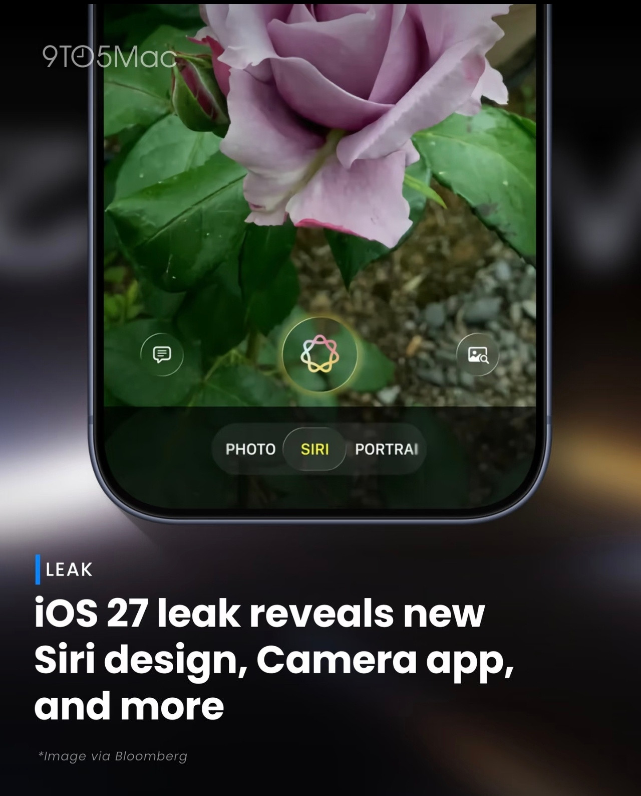 苹果iOS27Siri新界面曝光这次重新设计的Siri(位于动态岛内)和人工