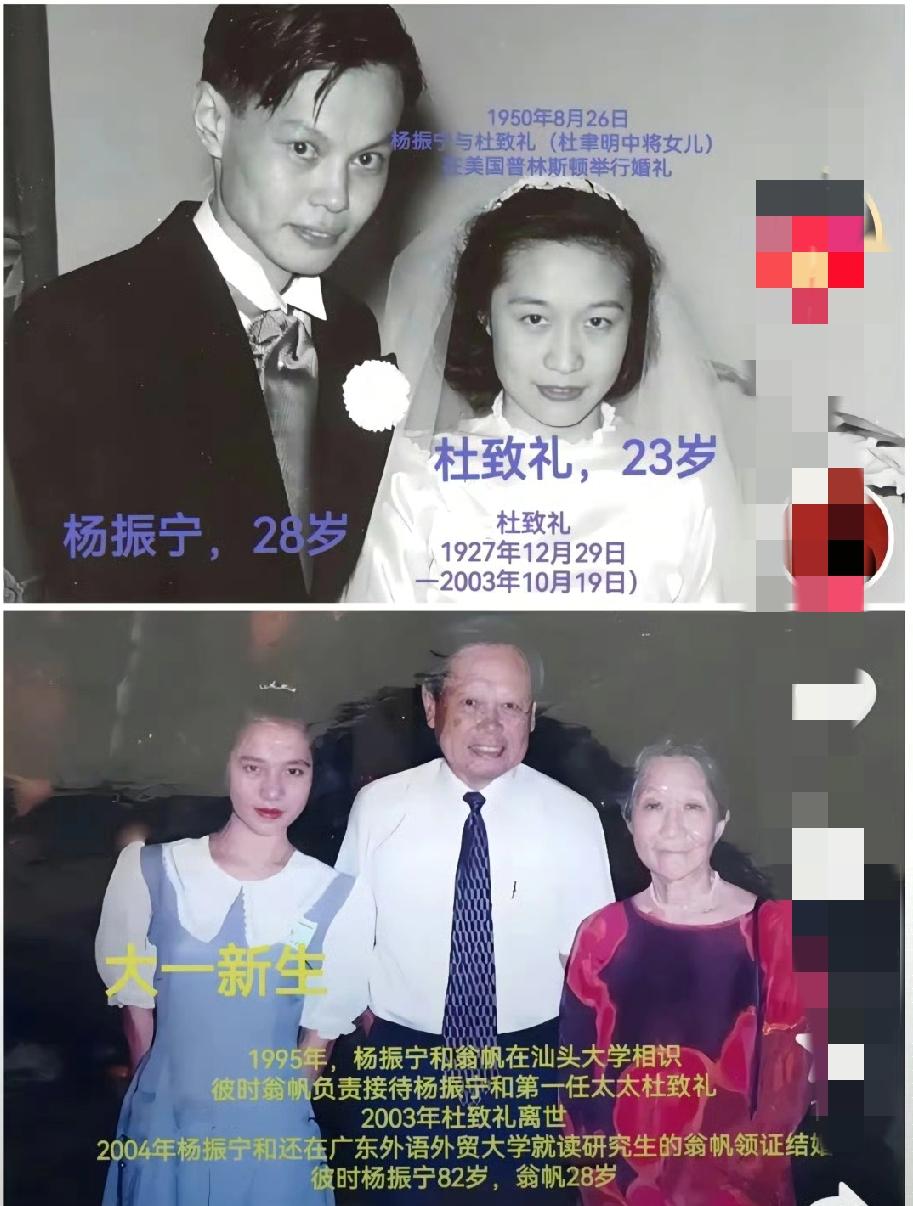 两任妻子神似背后，隐匿着杨振宁怎样的情感密码？仔细端详杨振宁两任妻子杜致礼与翁