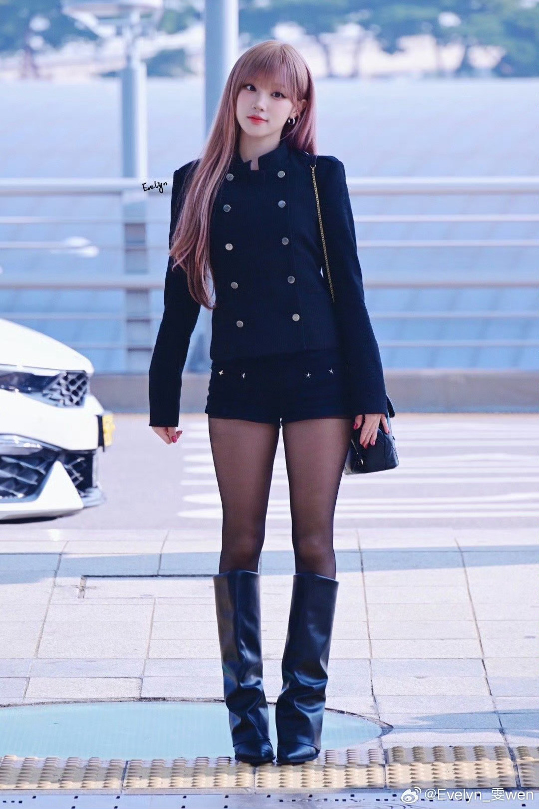 宋雨琦🖤251107ICN出发，黑丝的魅力​​​