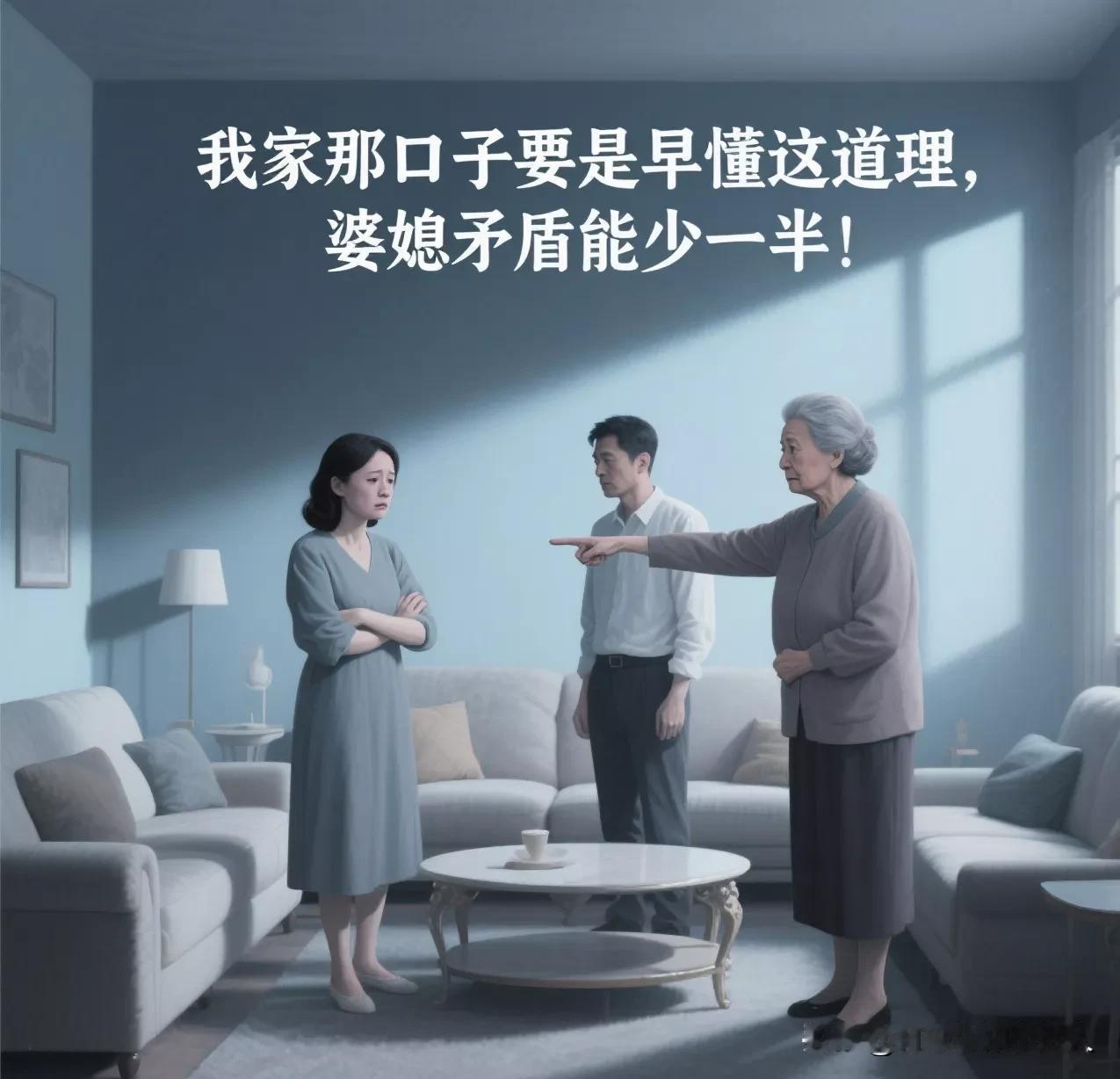 我家那口子要是早懂这道理，婆媳矛盾能少一半！作为在婆媳关系里“摸爬滚打”过