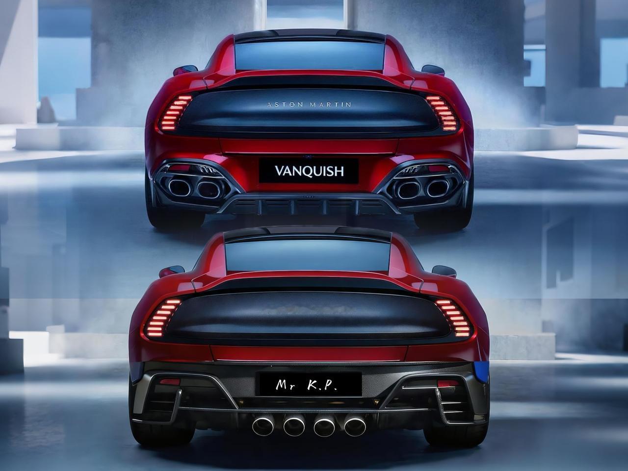 VanquishS前瞻假想设计。同样风格的或许还会有一辆V12Vantag