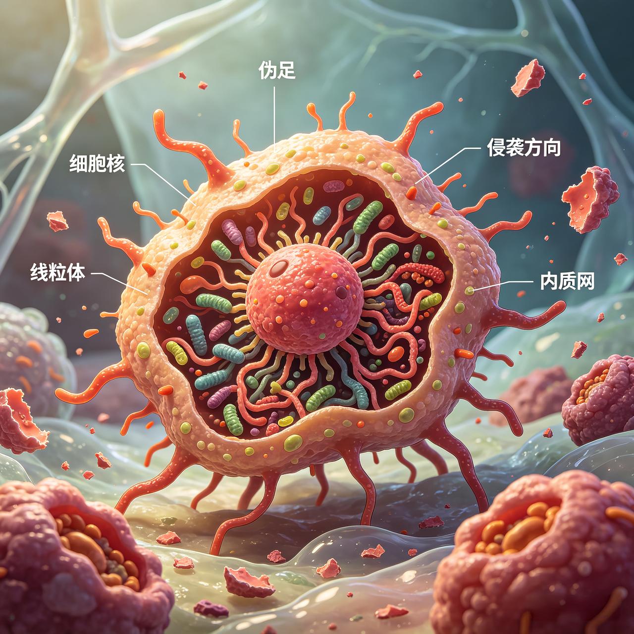 【我是癌细胞：我本良善，是你亲手把我变成了恶魔👿】大家好，我是你们人人喊打