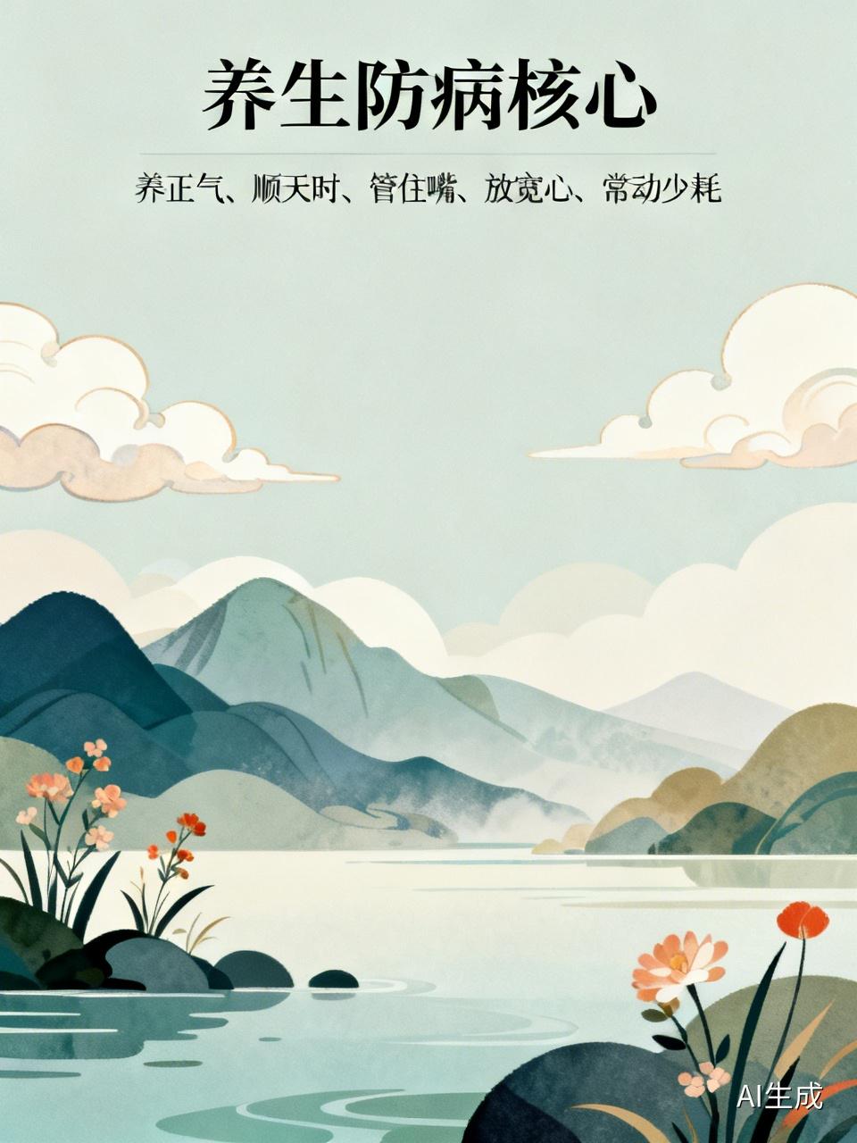 养生防病的关键是什么?养生防病核心关键，分五大核心一、正气为本（根本）