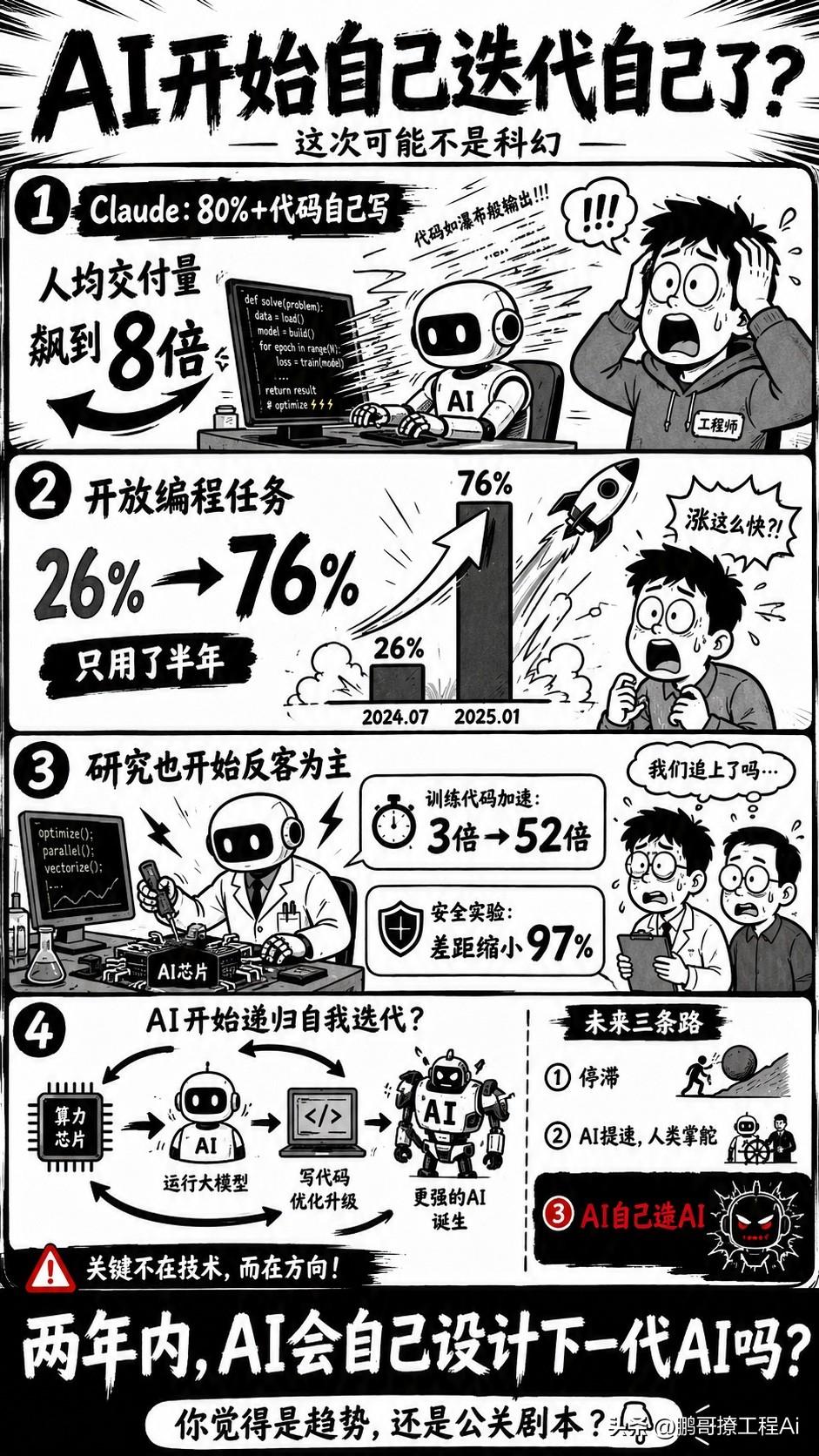 惊！AI开始自己迭代自己了，这次不是科幻。Anthropic刚甩出一组内部