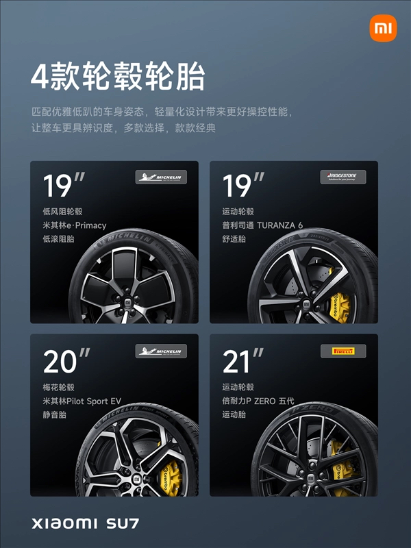 小米选装的痛这种选装的大尺寸轮圈虽然颜值高，但是开的时候真得多注意，遇到坑坑洼