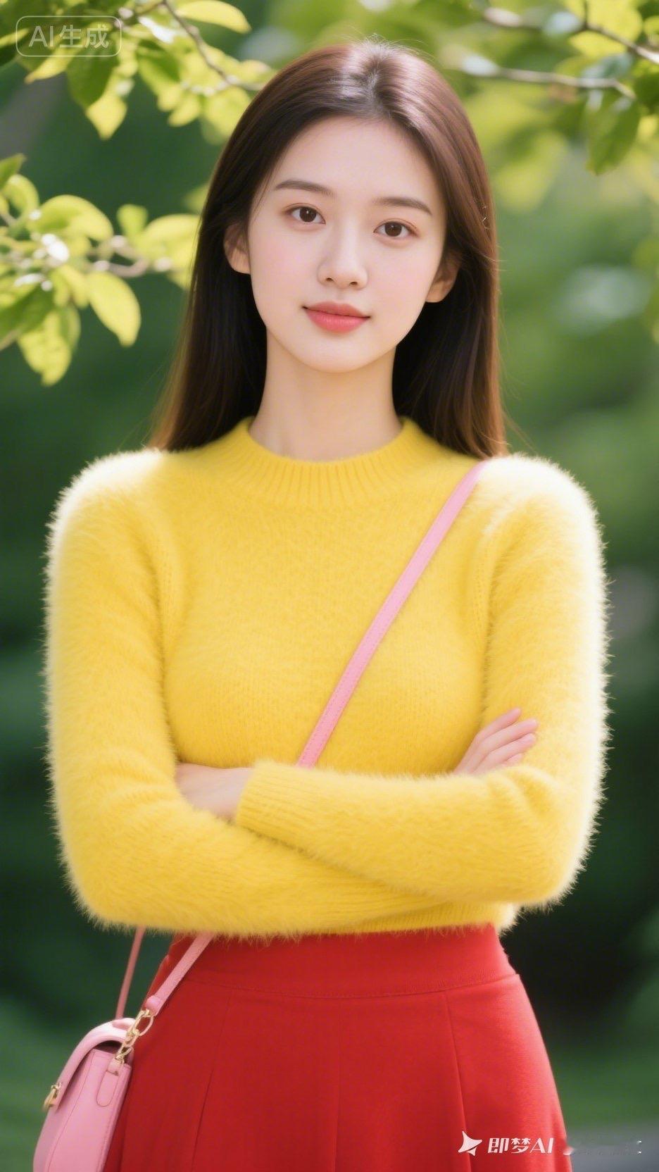 平时就喜欢颜色比较亮一点的衣服，感觉这样衬皮肤点吧，这样应该显得白一点吧，[偷笑