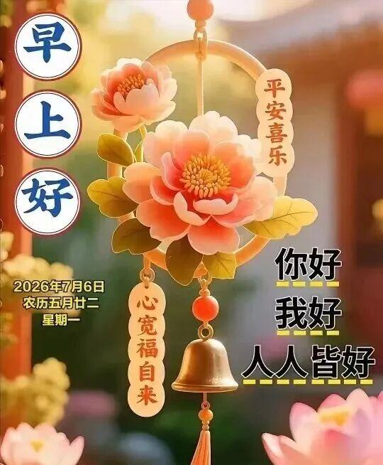 🌹早上好🌹晨光轻，暖意浓。问候浅，心意重。愿我们，朝朝平安，
