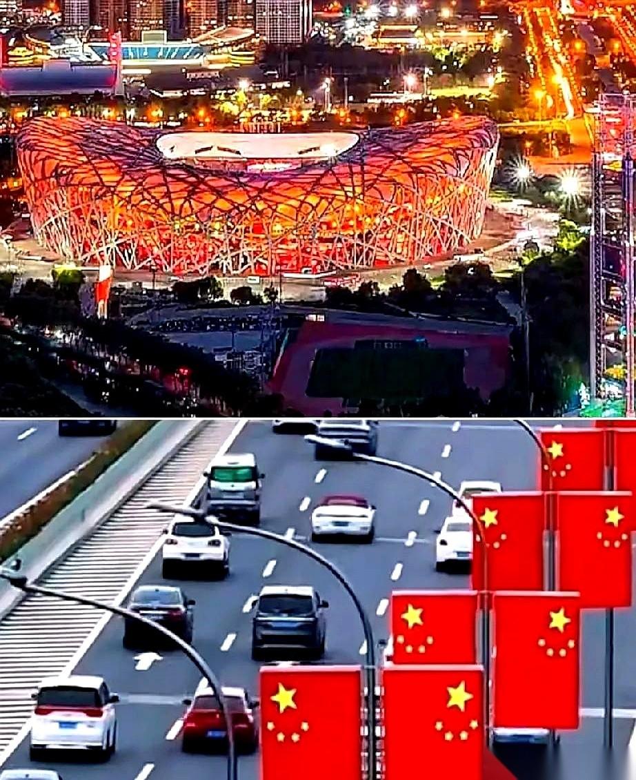 一觉醒来，北京就不是北京了。而是铺了23万面红旗的长安街。别问，问就是咱家又