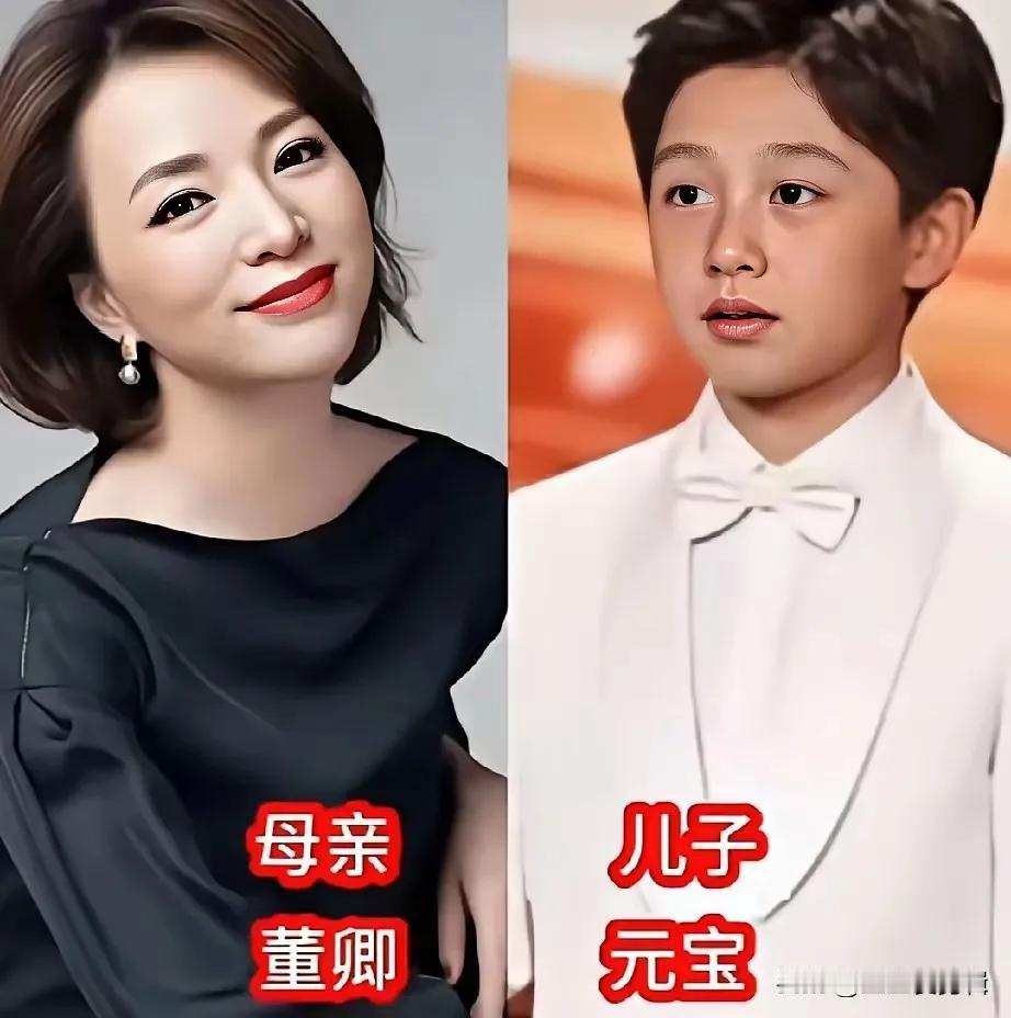 这几组明星母子的合影，一下子觉得心里暖暖的。孙俪和儿子、董卿和儿子，还有应采儿和
