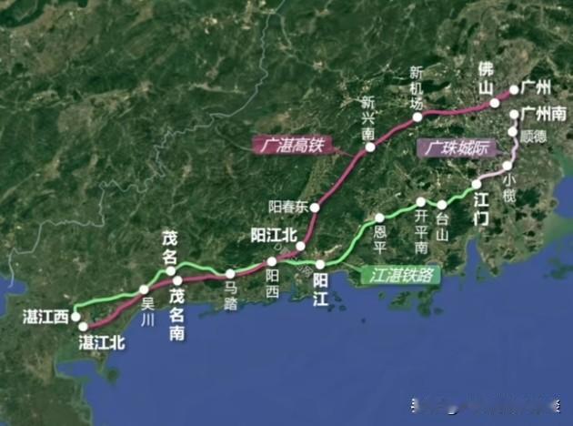 湛江、茂名、阳江这条高铁的车次将削减了一半！在2026年第一季度的调图中