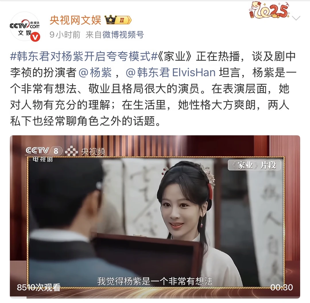 央妈认证！杨紫演技好好