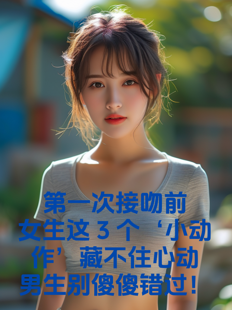 第一次接吻前，女生这3个‘小动作’藏不住心动，男生别傻傻错过！