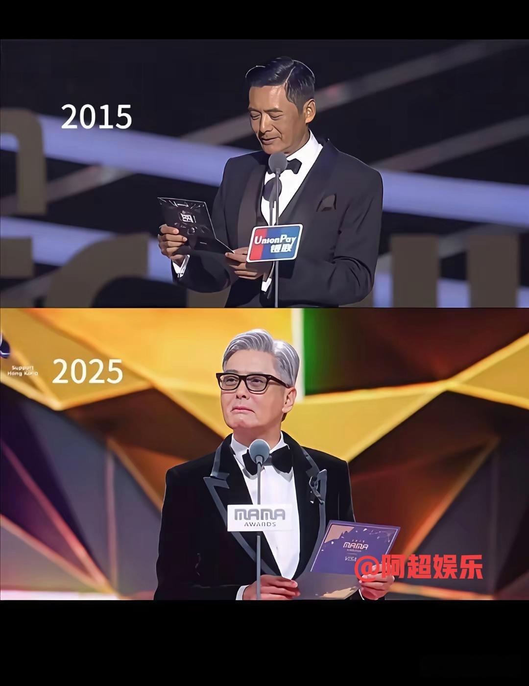 2015至2025，十年光阴在发哥身上留下显著印记。2015年MAMA颁奖礼，6