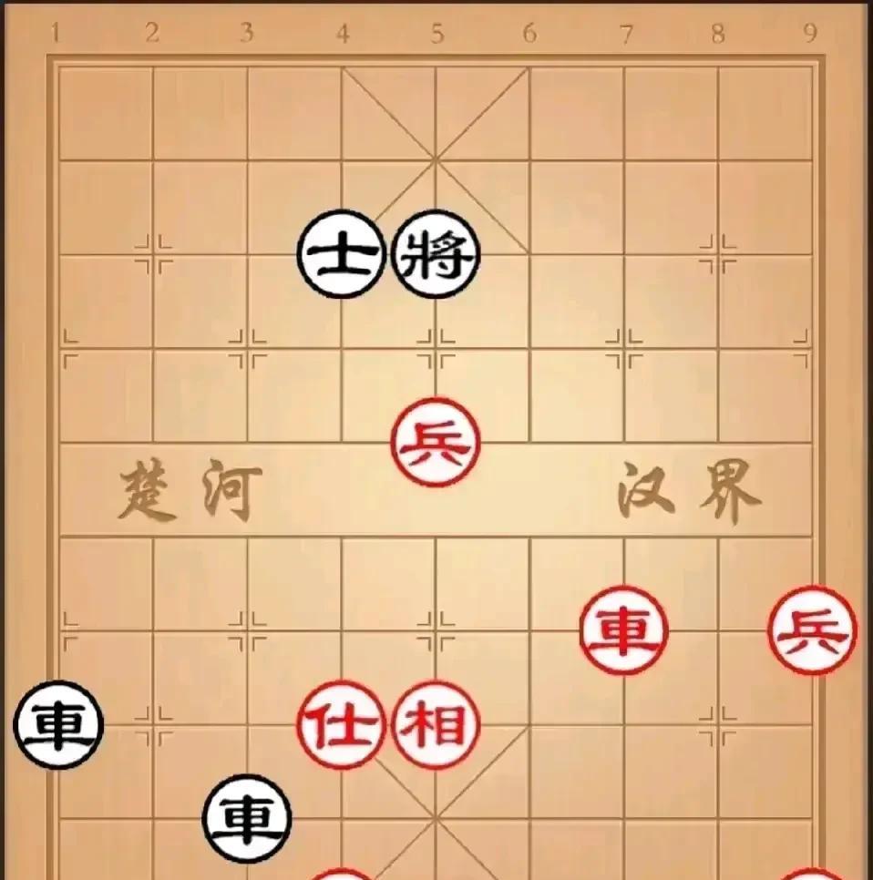 抽了二根红梅，还是想不出红棋怎么赢，看了一遍又一遍，怎么想都无计可施。黑棋双车