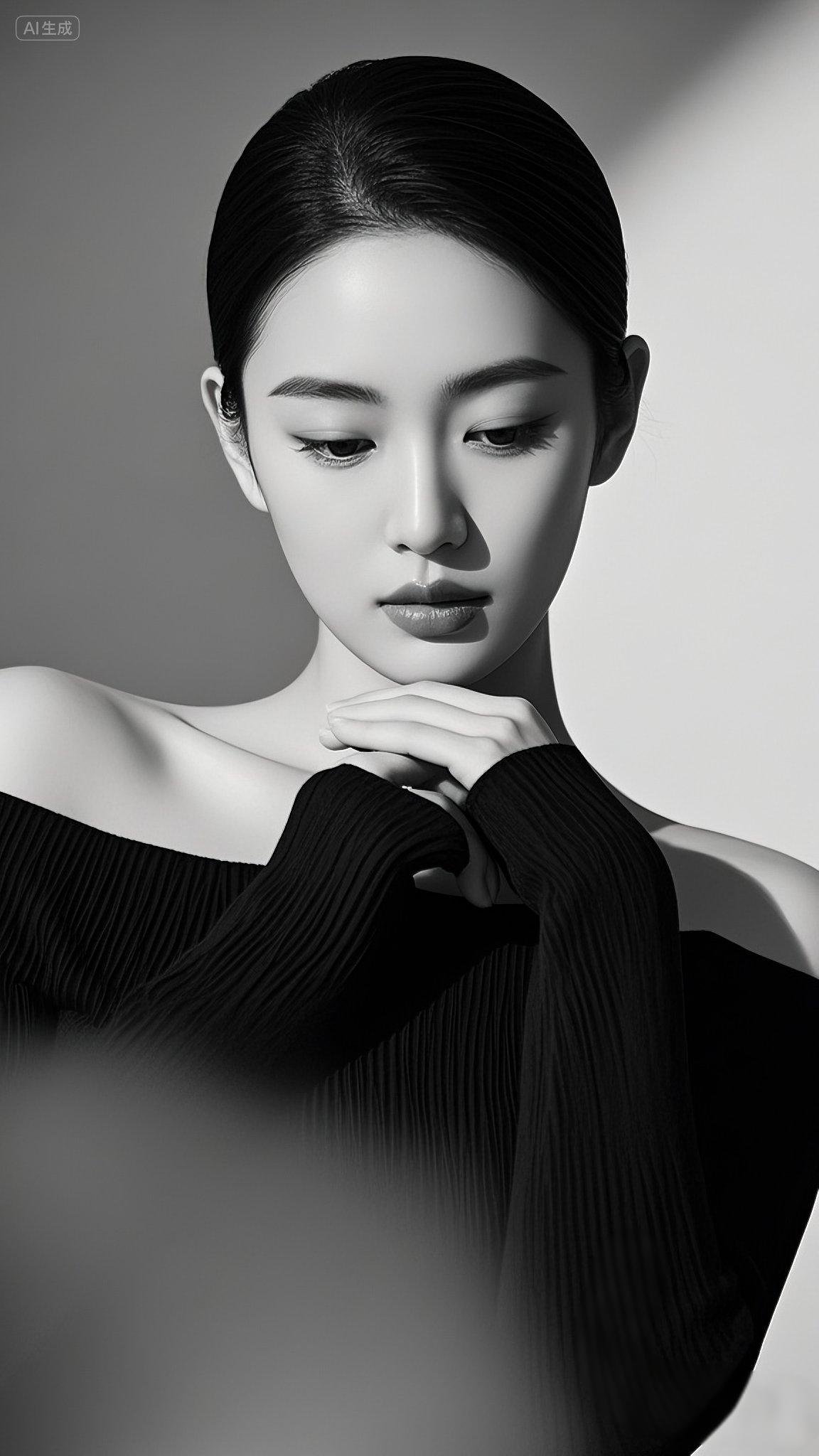 ai美女 肖像 写真 随拍 锁骨