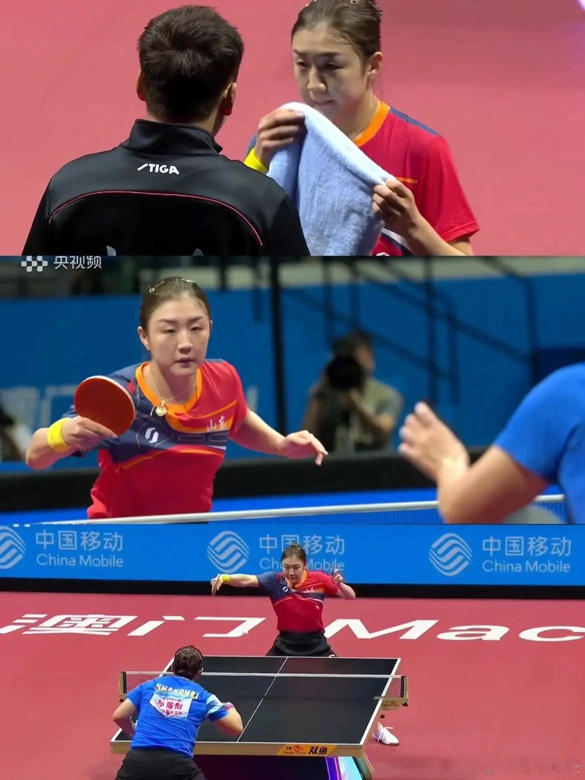 果然冠军不是谁都能比的，陈梦的真实水平暴露了，没有想到，只是因为陈梦这一次晋级1