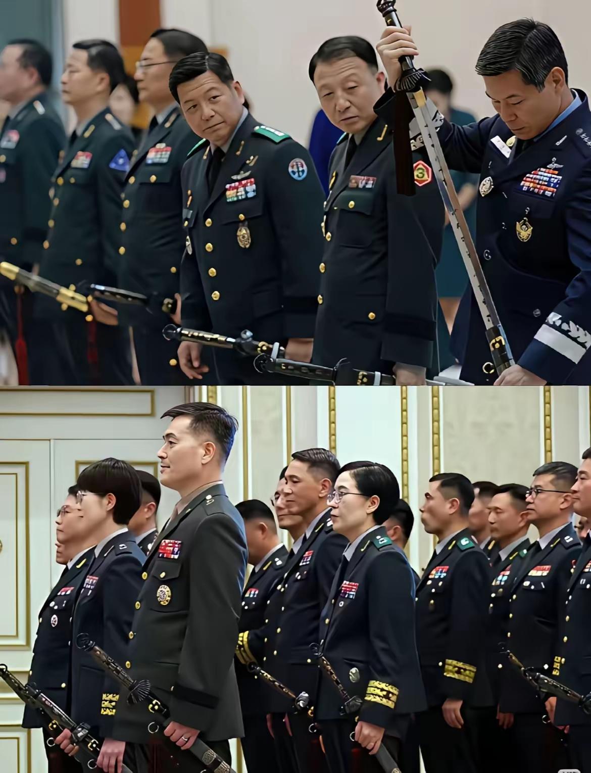 将军已经开始配宝剑了，[捂脸哭]其实用作象征和装饰的话，民国时的中正剑的大小正好。