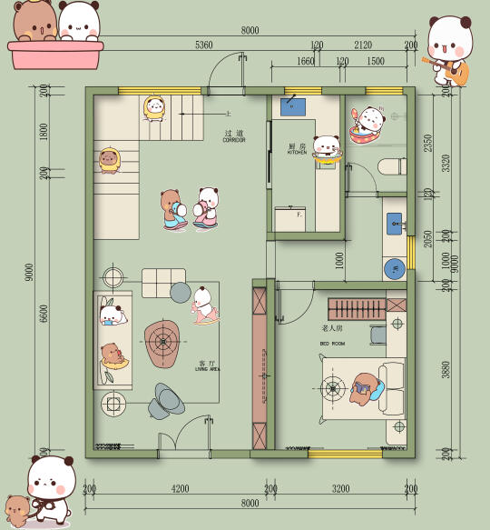 300元两层自建房设计，客户很满意吖❤️