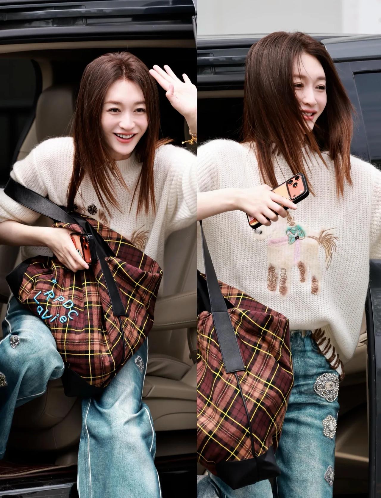 3. 李小冉才是冻龄天花板！甜妹穿搭，状态直接拉满明星私服气质女神