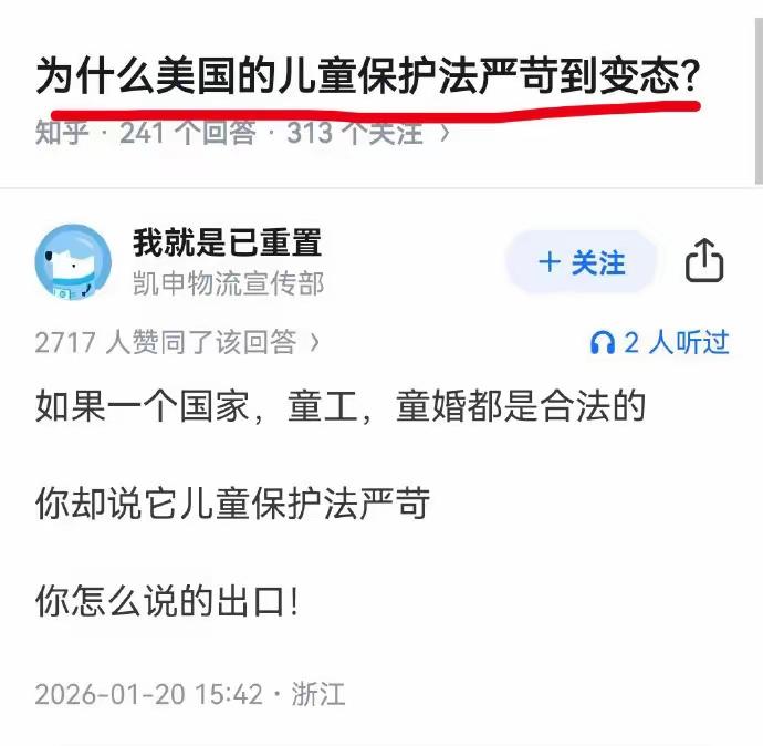 为什么美国儿童保护法严苛到变态？这位网友可能理解错了这个问题，美国的儿童保护法又