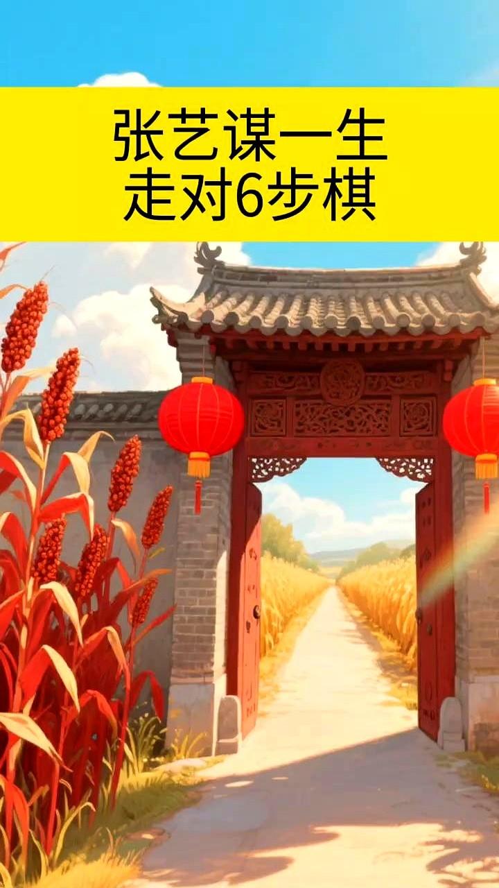 张艺谋一生走对6步棋。要说老谋子最狠的决断，还得是和张伟平散伙那事儿。当