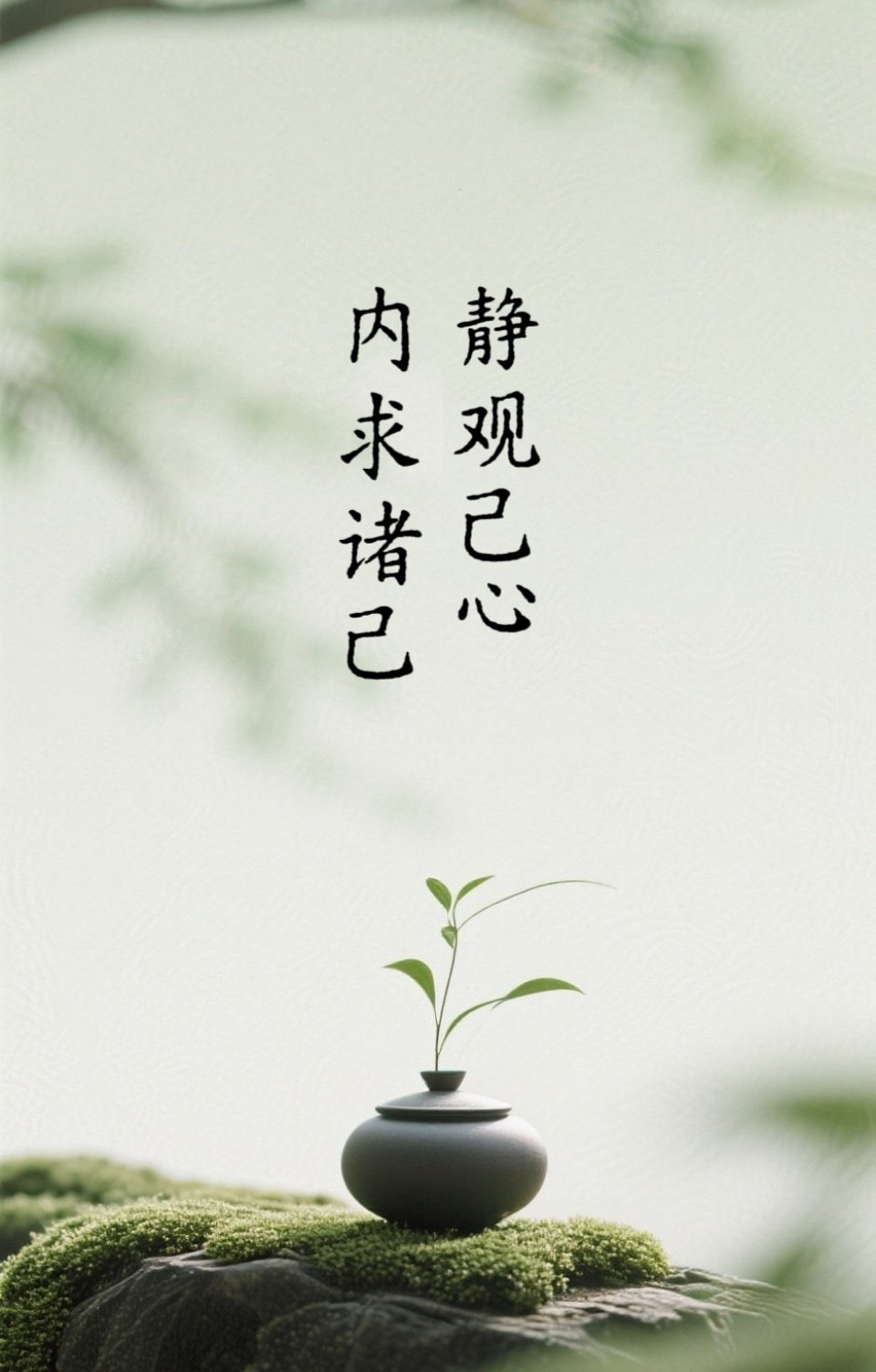 静观己心，内求诸己​​​