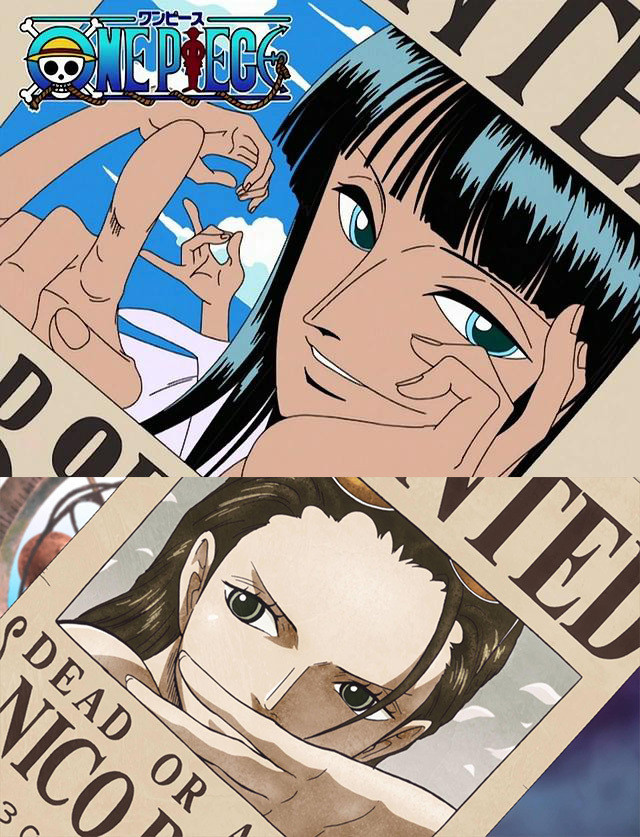 海贼王海贼王罗宾的过场动画悬赏令变化~