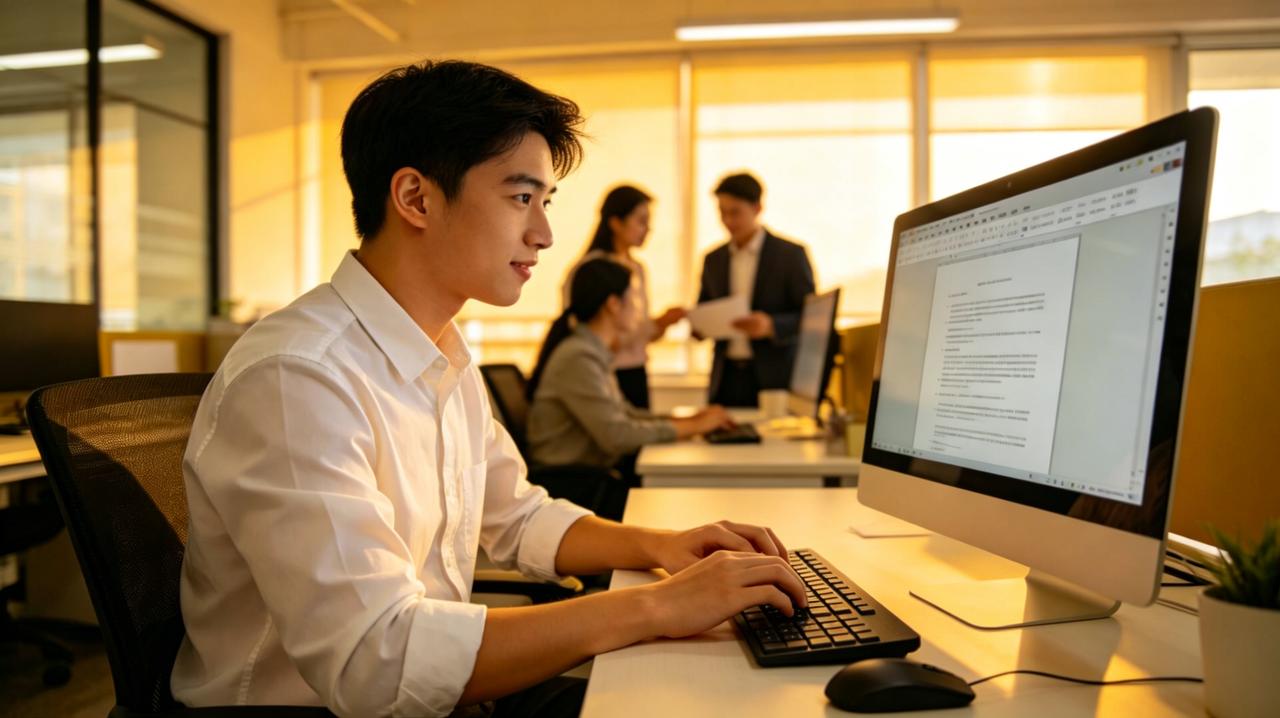 部门新来了个实习生，小伙子名校毕业，干活麻利。有天下班前，部门接到紧急任务，领